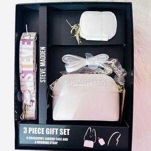Steve Madden Crossbody Bag Set- Vanilla